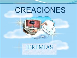 CREACIONES JEREMIAS Jeremas 33 3 Conectando JEREMIAS 33