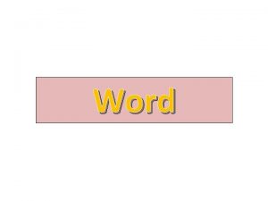 Word Fillable Forms An Example What is the