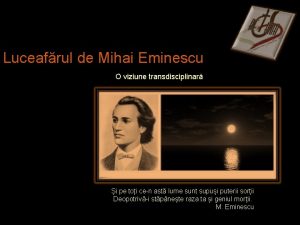 Luceafrul de Mihai Eminescu O viziune transdisciplinar i