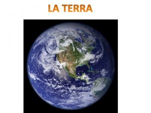 La forma della terra Raggio all equatore 6378