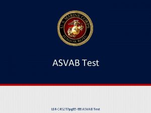 ASVAB Test LE 4 C 4 S 2