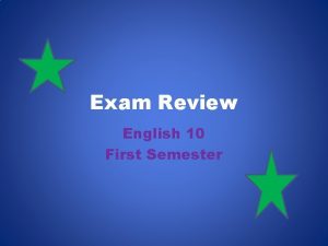 Exam Review English 10 First Semester Symbols Beetle