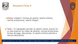 Resumen Ficha 9 Tema Unidad 9 Formas de