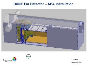 DUNE Far Detector APA Installation V Guarino January