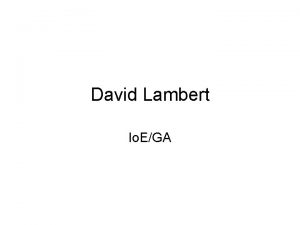 David Lambert Io EGA Living Geography Me Im