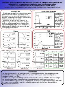 Nonlinear optical properties and ultrafast dynamics of undoped