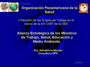 Pan American Health Organization 048 TEN 2 K