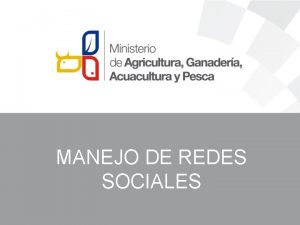 MANEJO DE REDES SOCIALES Introduccin Las redes sociales