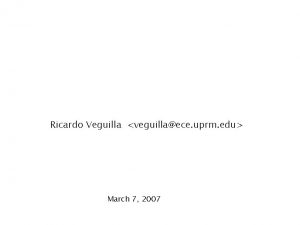 Scalable Terrain Rendering Data Management Infrastructure Ricardo Veguilla