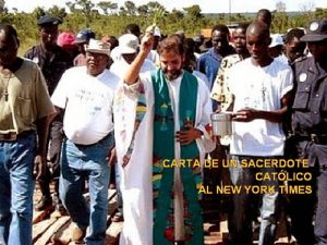 CARTA DE UN SACERDOTE CATLICO AL NEW YORK