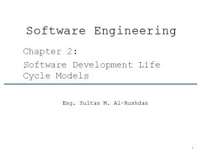 Software Engineering Chapter 2 Software Development Life Cycle