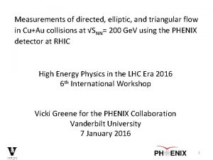 Measurements of directed elliptic and triangular flow in