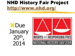 NHD History Fair Project http www nhd org