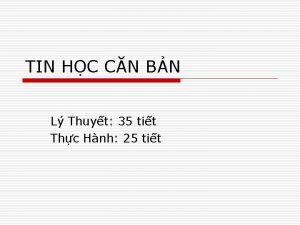 TIN HC CN BN L Thuyt 35 tit