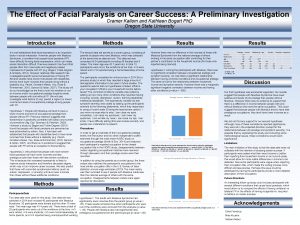 The Effect of Facial Paralysis on Career Success