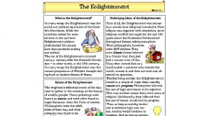 Enlightenment and Monarchy Spirit of the Enlightenment prompts