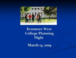 Kenmore West College Planning Night March 13 2019