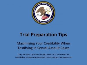 Trial Preparation Tips Maximizing Your Credibility When Testifying