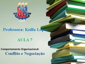 UNEB Professora Keilla Lopes AULA 7 Comportamento Organizacional