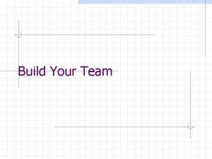 Build Your Team Forming Stages of Team Development