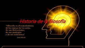 Historia de la filosofa FILOSOFA ANTIGUA VI a