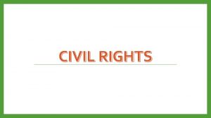 CIVIL RIGHTS Native American Rights 1924 Native Americans