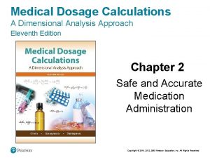 Medical Dosage Calculations A Dimensional Analysis Approach Eleventh