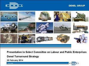 DENEL GROUP Presentation to Select Committee on Labour