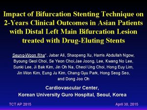 Impact of Bifurcation Stenting Technique on 2 Years