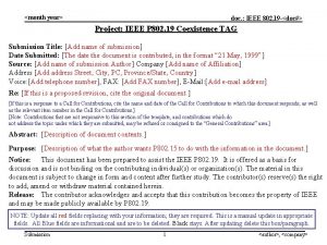 month year doc IEEE 802 19 doc Project