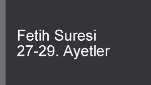 Fetih Suresi 27 29 Ayetler RAHMAN ve RAHM