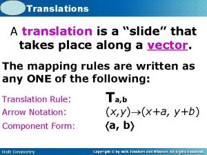 12 2 Translations A translation is a slide