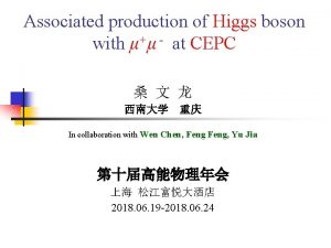 Associated production of Higgs boson with at CEPC