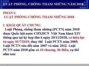 LUT PHNG CHNG THAM NHNG NM 2018 PHN