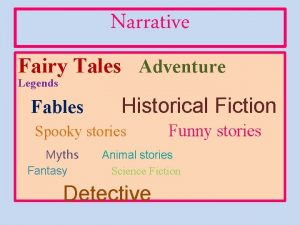 Narrative Fairy Tales Adventure Legends Fables Historical Fiction