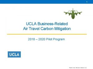 1 UCLA BusinessRelated Air Travel Carbon Mitigation 2018