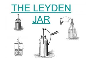 THE LEYDEN JAR Presentation Good morning to everybody