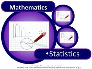 Mathematics Statistics Mathematics Proper Thinking Accuracy and Cooperation