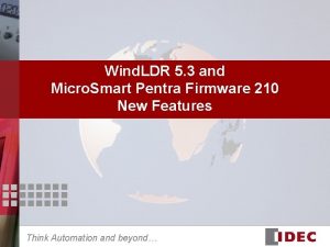 Wind LDR 5 3 and Micro Smart Pentra