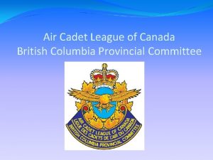 Air Cadet League of Canada British Columbia Provincial