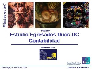 What do we see Informe Estudio Egresados Duoc