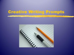 Creative Writing Prompts Word of the Day for