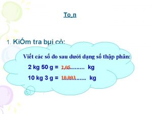 Ton 1 Kim tra bi c Vit cc