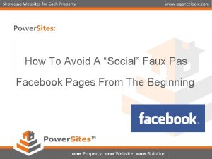 How To Avoid A Social Faux Pas Facebook