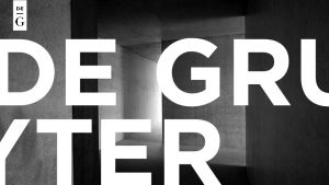 PUBLISHER PARTNERS OF DE GRUYTER De Gruyter Publisher