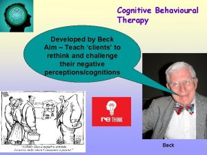 Cognitive Behavioural Therapy Developed by Beck Aim Teach