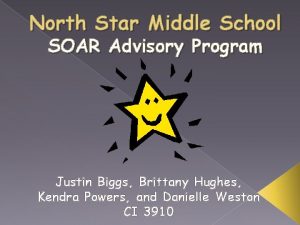 North Star Middle School SOAR Advisory Program Justin