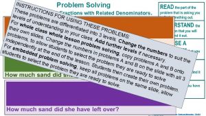 INST Problem Solving RUC Thes TION e and