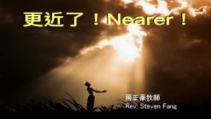 Rev Steven Fang Romans 13 8 8 8