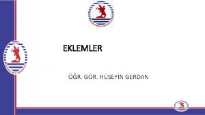 EKLEMLER R GR HSEYN GERDAN SYSTEMA ARTICULARE EKLEM